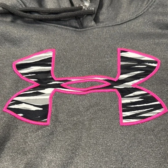 Under Armour Women’s Storm Hoodie with Pink Zebra Logo - Picture 2 of 8